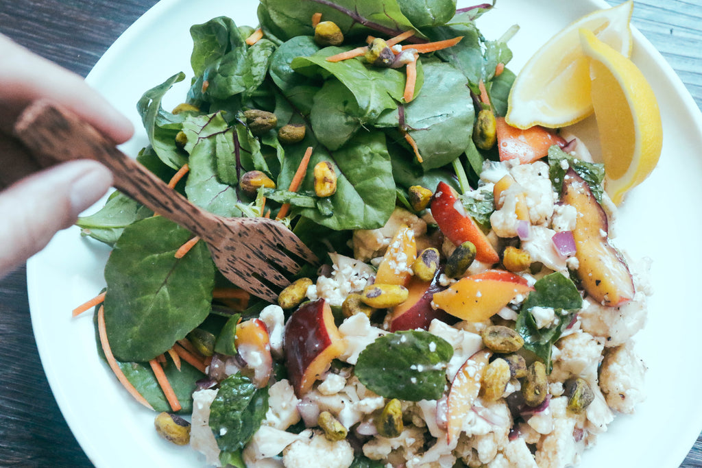Cauliflower & Nectarine Salad